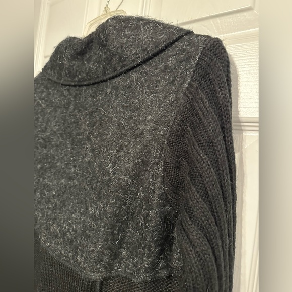 NWT Liquid By Sioni M Embroidered Button Up Sweater Jacket  Boho Art Mohair Knit - Picture 9 of 10